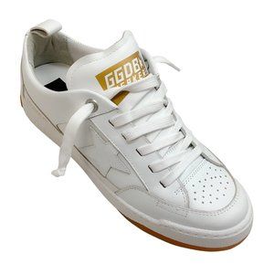 Golden Goose Deluxe Brand White Leather Yeah Star Sneakers